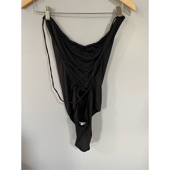 J. Crew Playa Women’s XL Black One Piece Swimwear Suit Open Back - Picture 3 of 6